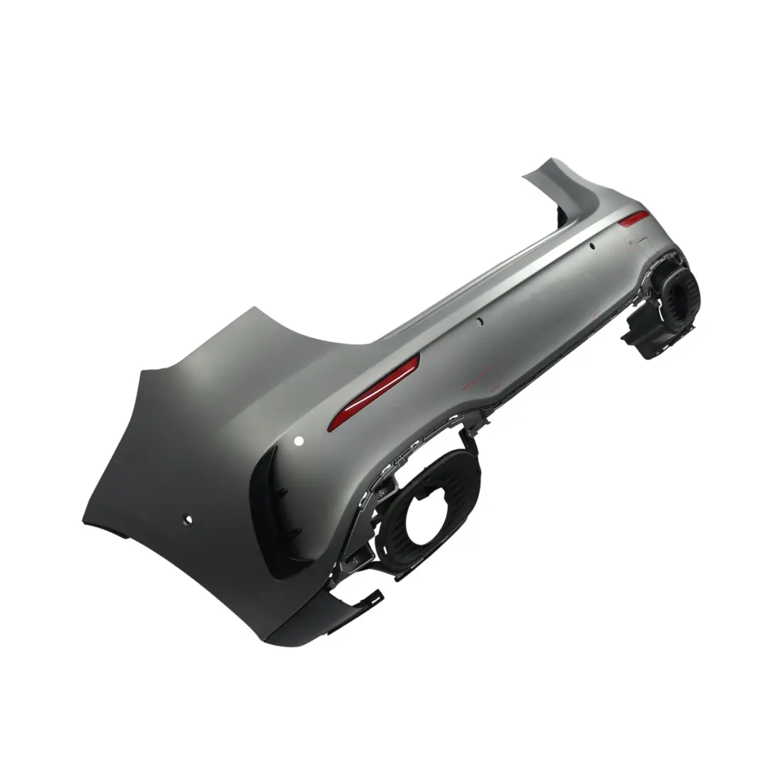 Bumper Rear AMG Trim Panel Covering Mountain Grey Magno - 662 to Mercedes W177 with Part number A1778809604 Mercedes W177 Bumper Rear AMG Trim Panel Covering Mountain Grey Magno - 662 - SKU A1778809604-MMA - Part number A1778809604