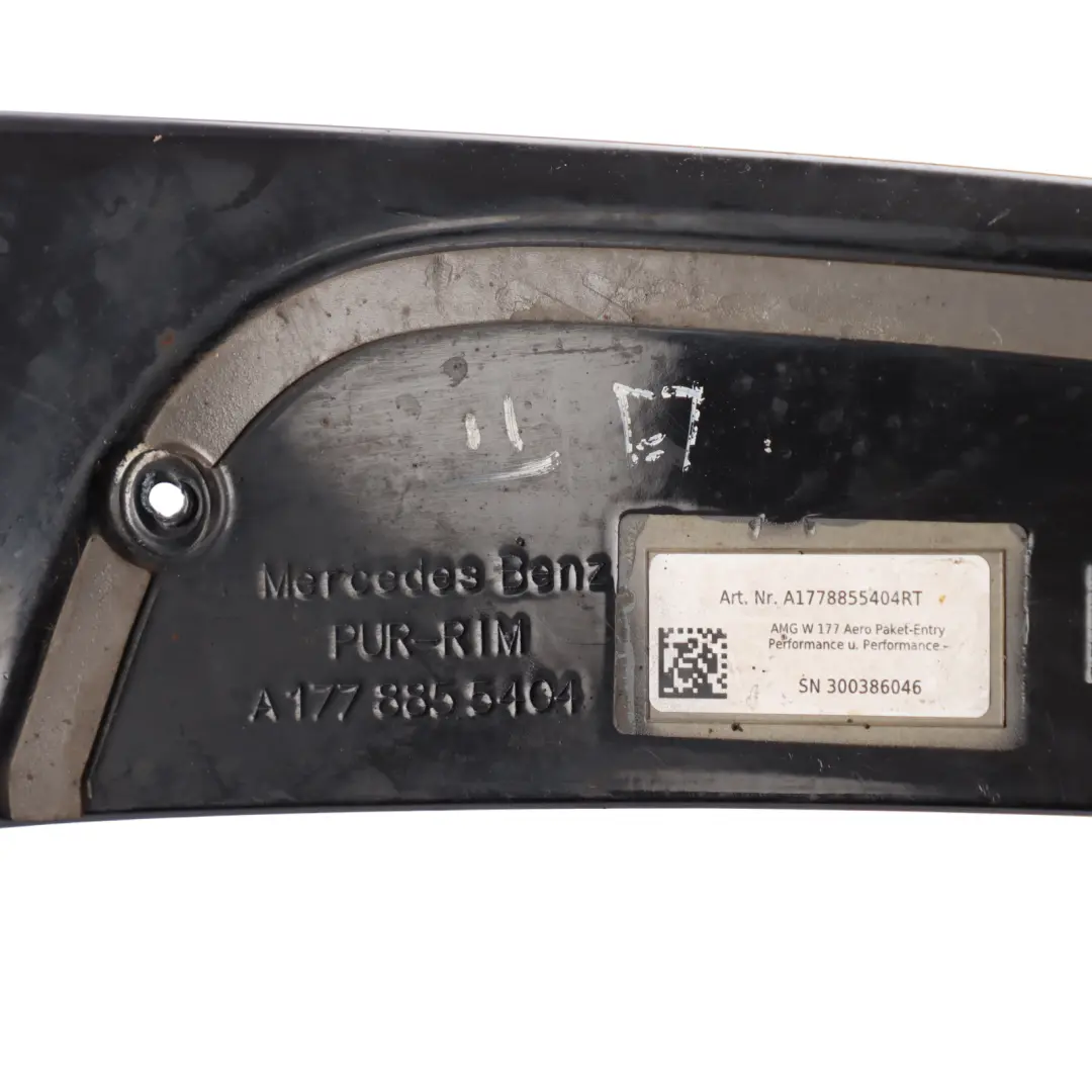 Mercedes W177 AMG Rear Bumper Lower Diffuser Trim Panel Cover - SKU A1778855404 - Part number A1778855404