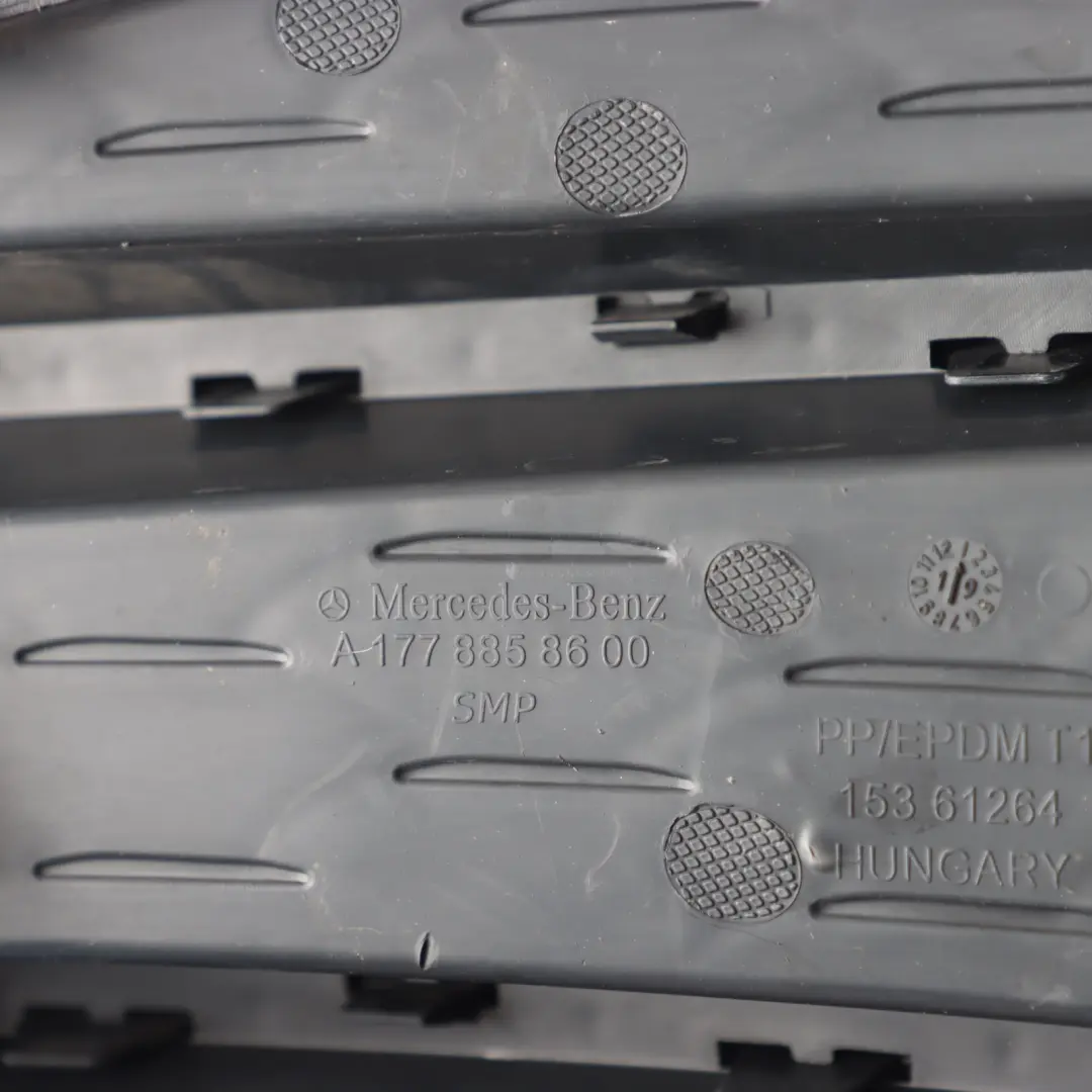 Bumper Grille Trim Panel Front Right O/S to Mercedes W177 with Part number A1778858600 Mercedes W177 Bumper Grille Trim Panel Front Right O/S - SKU A1778858600-1 - Part number A1778858600