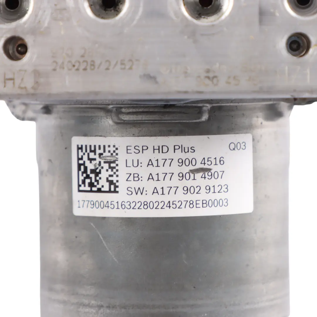 Mercedes W177 Brake Pump ESP ABS Hydraulic Control Unit A1779014907 - SKU A1779004516 - Part number A1779004516