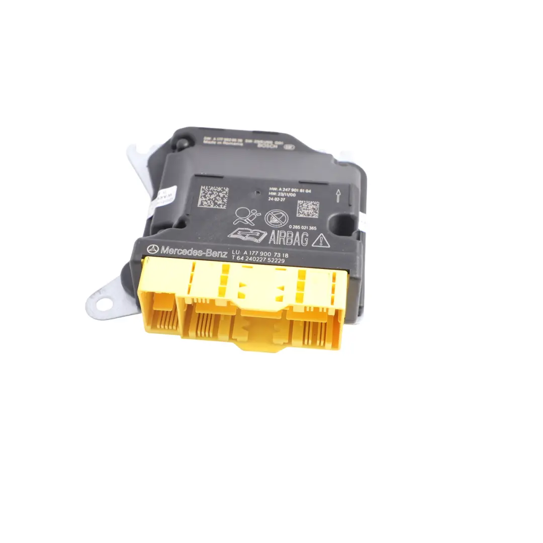 Module SRS Control Unit ECU to Mercedes CL C118 W177 Air with Part number A1779007318 Mercedes CL C118 W177 Air Module SRS Control Unit ECU - SKU A1779007318 - Part number A1779007318