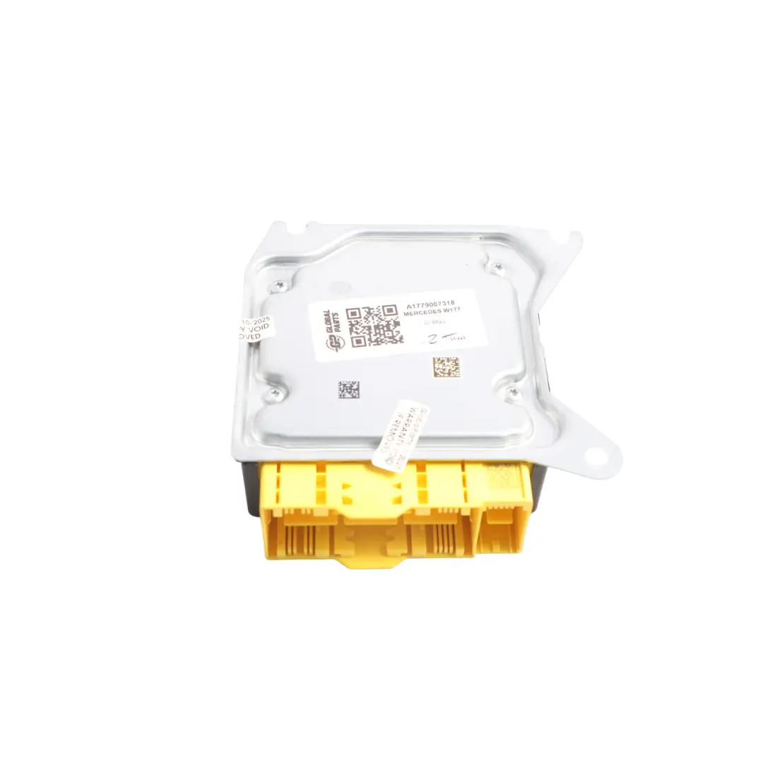 Module SRS Control Unit ECU to Mercedes CL C118 W177 Air with Part number A1779007318 Mercedes CL C118 W177 Air Module SRS Control Unit ECU - SKU A1779007318 - Part number A1779007318