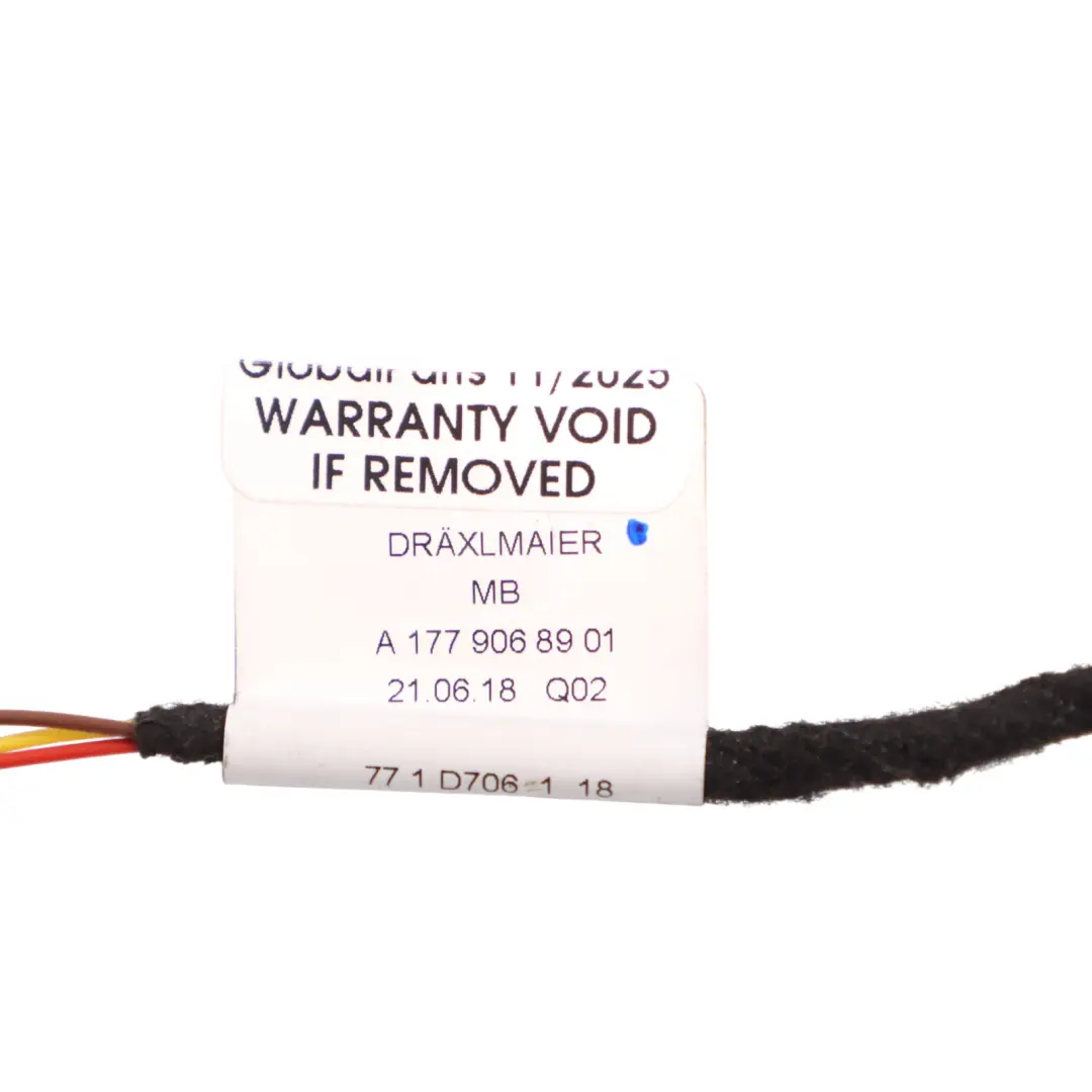 Cableado Luz Puerta Delantera Panel Interior Puerta para Mercedes W177 con número de pieza A1779068901 Mercedes W177 Cableado Luz Puerta Delantera Panel Interior Puerta - SKU A1779068901 - Número de pieza A1779068901