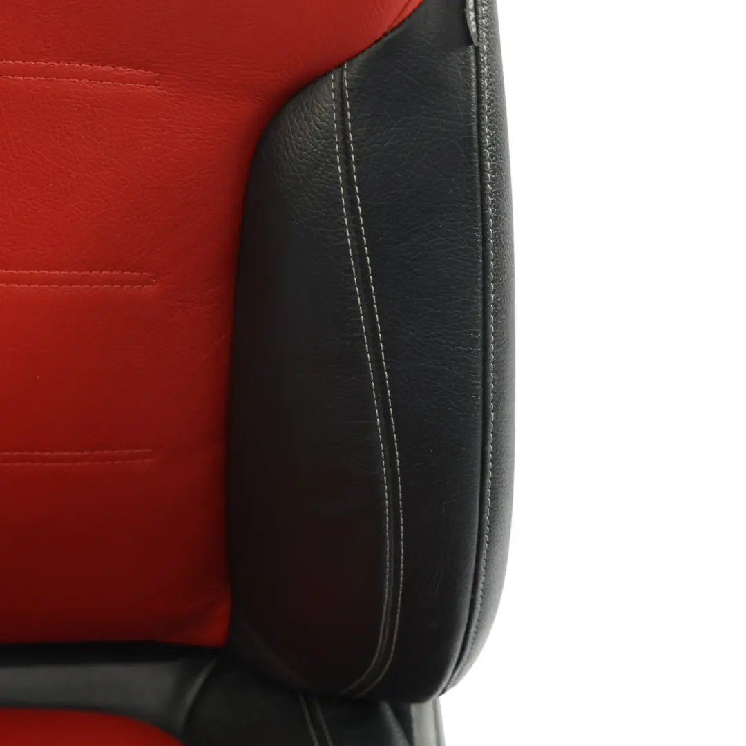 Mercedes C118 W177 Siège Avant Gauche Chauffant À Mémoire En Cuir Noir Et Rouge - SKU A1779101502 - Numéro de pièce A1779101502