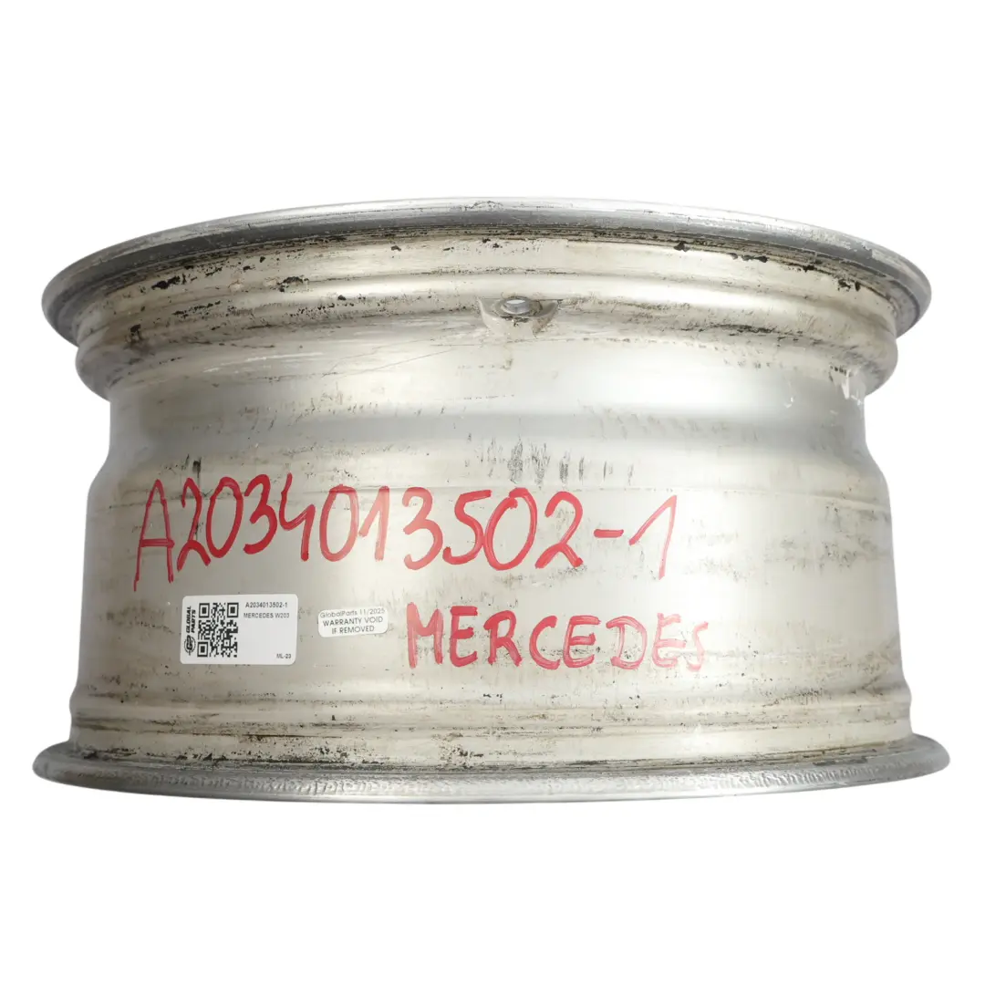 Alloy Wheel Rim 5 Spoke 17" ET:34 8,5J to Mercedes W203 Silver with Part number A2034013502 Mercedes W203 Silver Alloy Wheel Rim 5 Spoke 17" ET:34 8,5J - SKU A2034013502-1 - Part number A2034013502