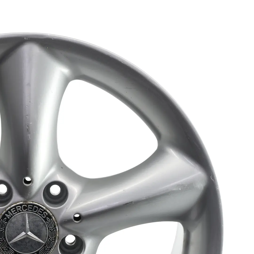 Mercedes W203 Cerchio in lega argento 5 razze 17" ET:34 8,5J - SKU A2034013502-1 - Numero di parte A2034013502