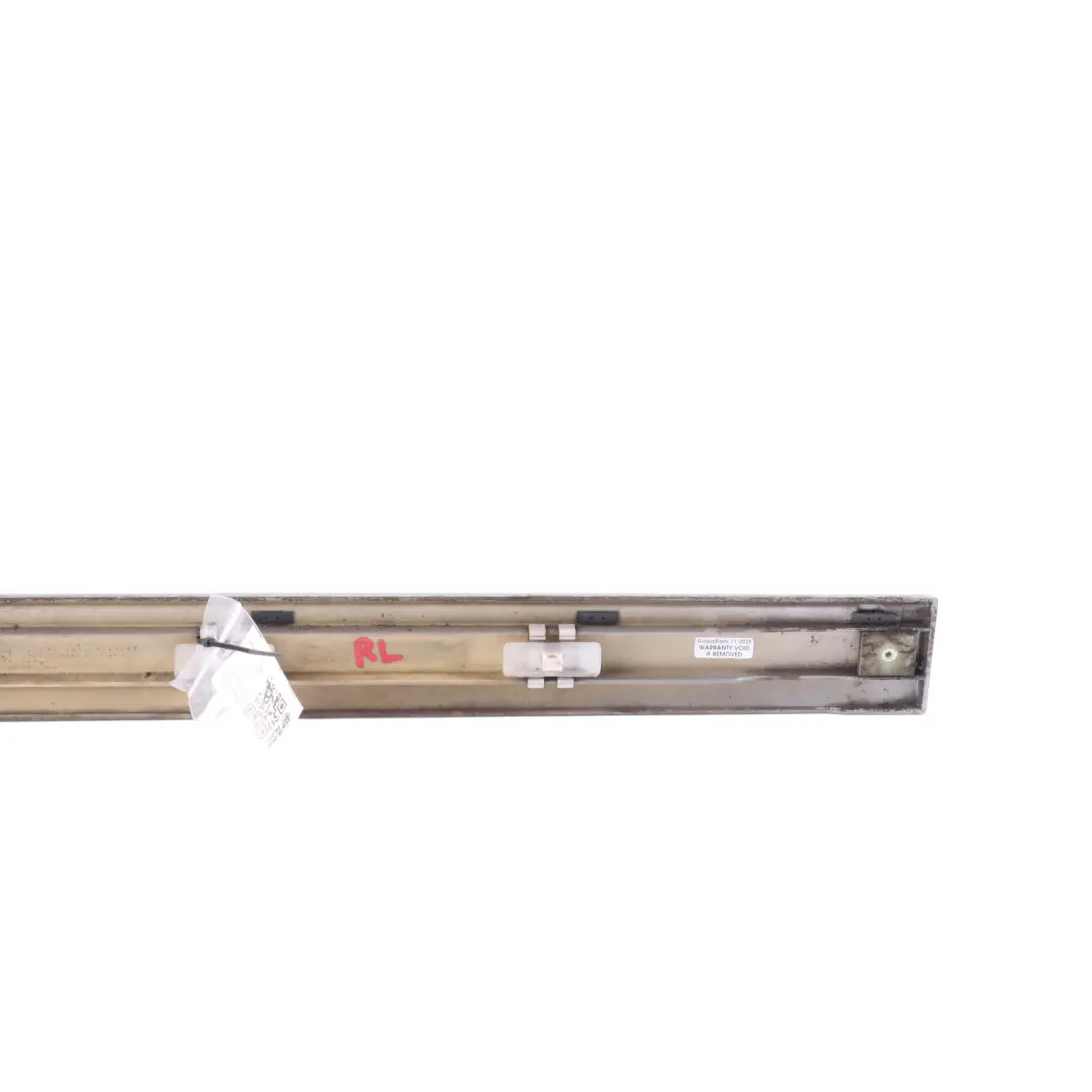 Trim Door Molding Strip Rear Left N/S Cubanite Silver Metallic-723 to Mercedes W203 with Part number A2036905162 Mercedes W203 Trim Door Molding Strip Rear Left N/S Cubanite Silver Metallic-723 - SKU A2036905162-CS - Part number A2036905162