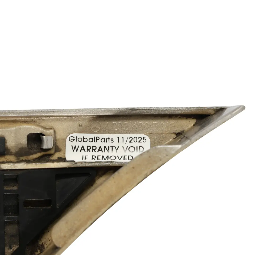 Mercedes C203 Listwa Błotnika Tył Prawo Srebrna - SKU A2036905462-CS - Numer Części A2036905462