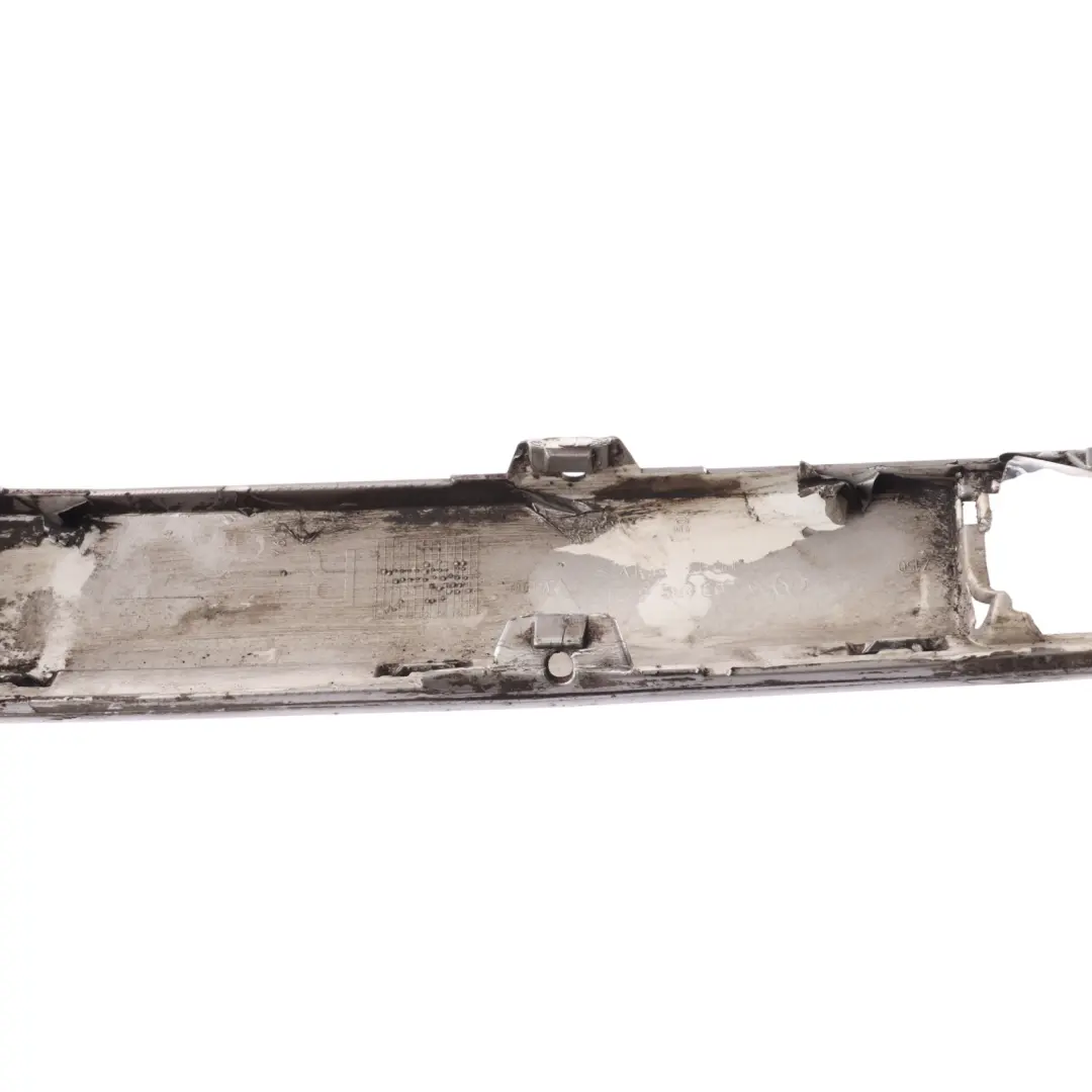 Front Bumper Moulding Trim Right O/S Strip Cubanite Silver - 723 to Mercedes W203 with Part number A2038851821 Mercedes W203 Front Bumper Moulding Trim Right O/S Strip Cubanite Silver - 723 - SKU A2038851821-CS - Part number A2038851821