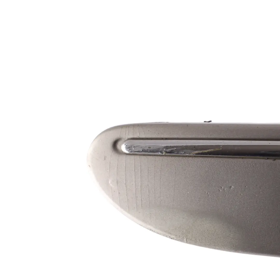 Front Bumper Moulding Trim Right O/S Strip Cubanite Silver - 723 to Mercedes W203 with Part number A2038851821 Mercedes W203 Front Bumper Moulding Trim Right O/S Strip Cubanite Silver - 723 - SKU A2038851821-CS - Part number A2038851821