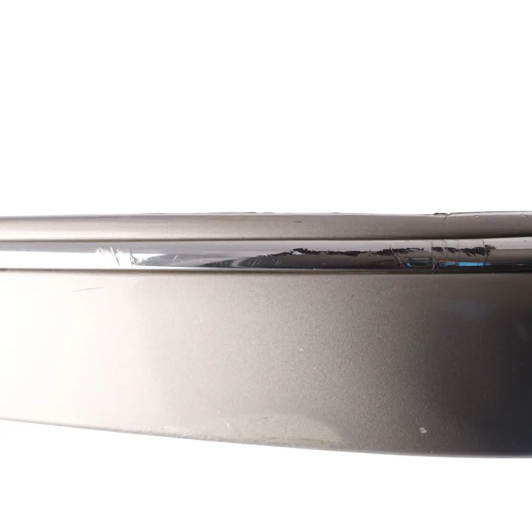 Front Bumper Moulding Trim Right O/S Strip Cubanite Silver - 723 to Mercedes W203 with Part number A2038851821 Mercedes W203 Front Bumper Moulding Trim Right O/S Strip Cubanite Silver - 723 - SKU A2038851821-CS - Part number A2038851821