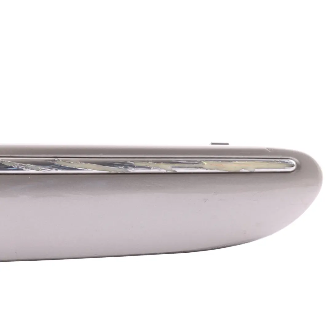 Front Bumper Corner Left N/S Trim Cubanite Silver-723 to Mercedes W203 with Part number A2038856121 Mercedes W203 Front Bumper Corner Left N/S Trim Cubanite Silver-723 - SKU A2038856121-CS - Part number A2038856121