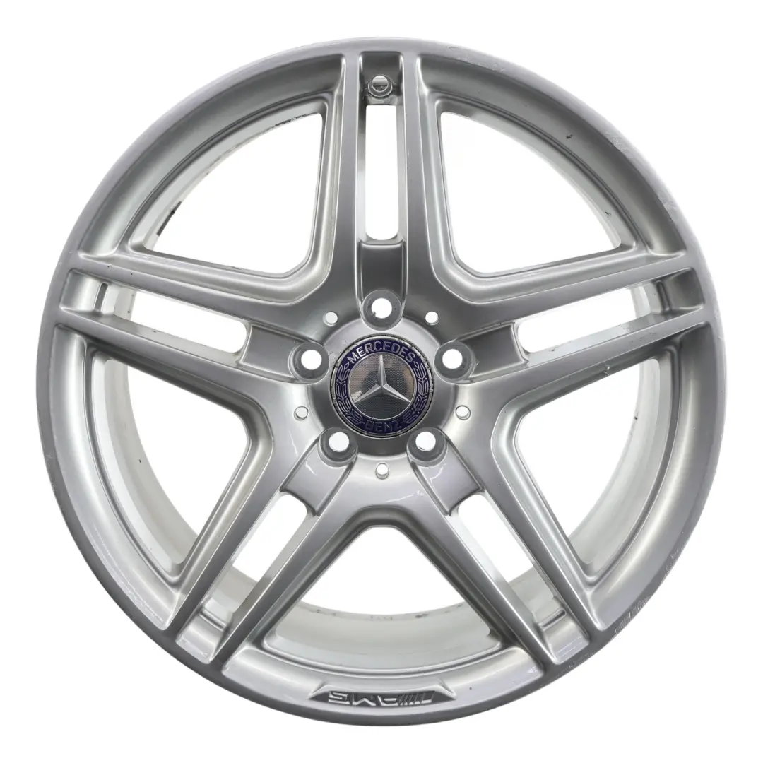 Mercedes W204 AMG Rear Silver Alloy Wheel Rim 18" 8,5J ET:54 - SKU A2044014202-1 - Part number A2044014202