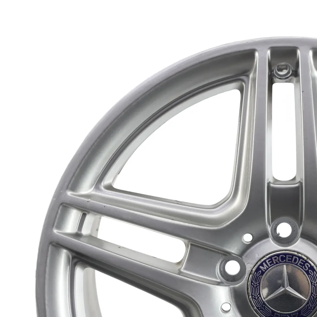 Mercedes W204 AMG Rear Silver Alloy Wheel Rim 18" 8,5J ET:54 - SKU A2044014202-1 - Part number A2044014202