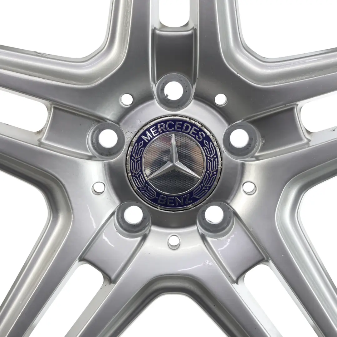 Mercedes W204 AMG Jante arrière en alliage argenté 18" 8,5J ET:54 - SKU A2044014202-1 - Numéro de pièce A2044014202