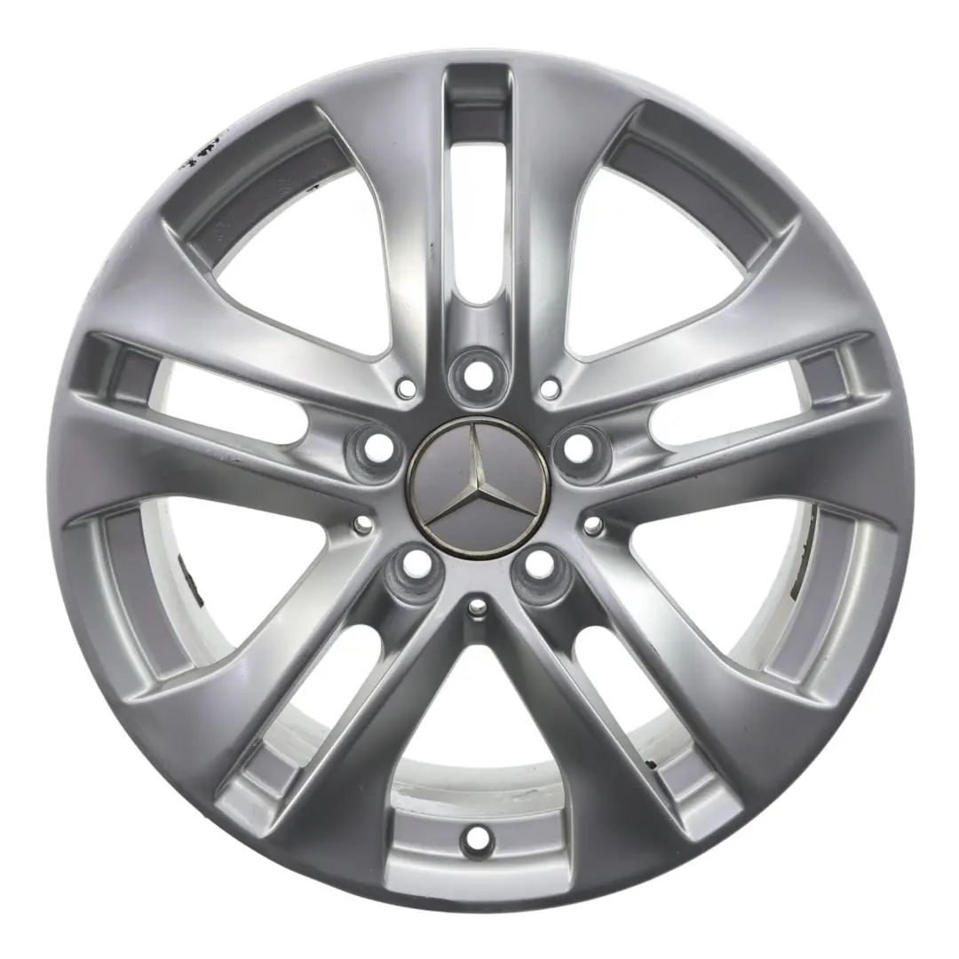 Mercedes W204 Alloy Wheel Rim 16" ET:43 7J 5 Double Spoke - SKU A2044017202-4 - Part number A2044017202