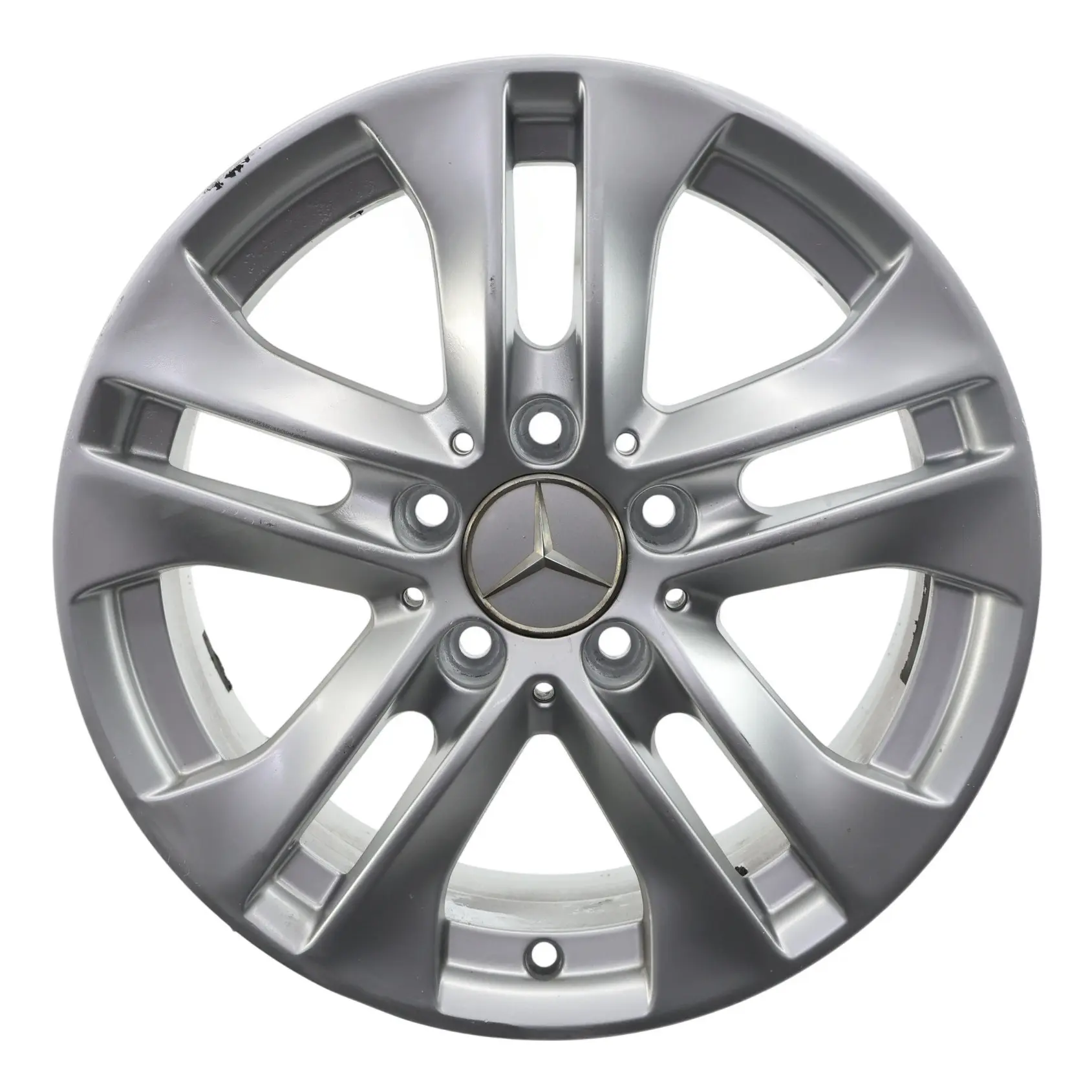 Mercedes W204 Alloy Wheel Rim 16" ET:43 7J 5 Double Spoke A2044017202