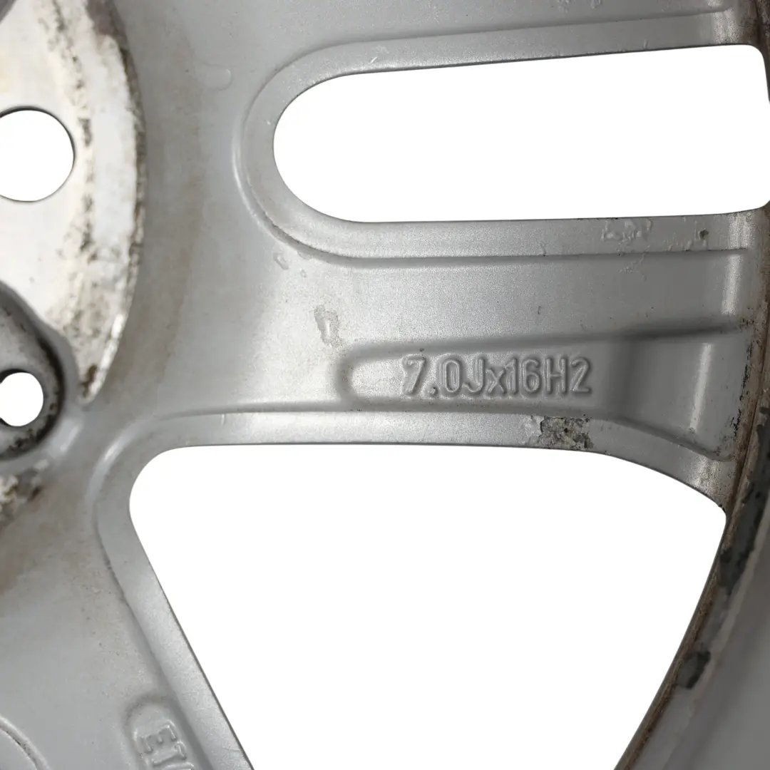 Alloy Wheel Rim 16" ET:43 7J 5 Double Spoke to Mercedes W204 with Part number A2044017202 Mercedes W204 Alloy Wheel Rim 16" ET:43 7J 5 Double Spoke - SKU A2044017202-4 - Part number A2044017202
