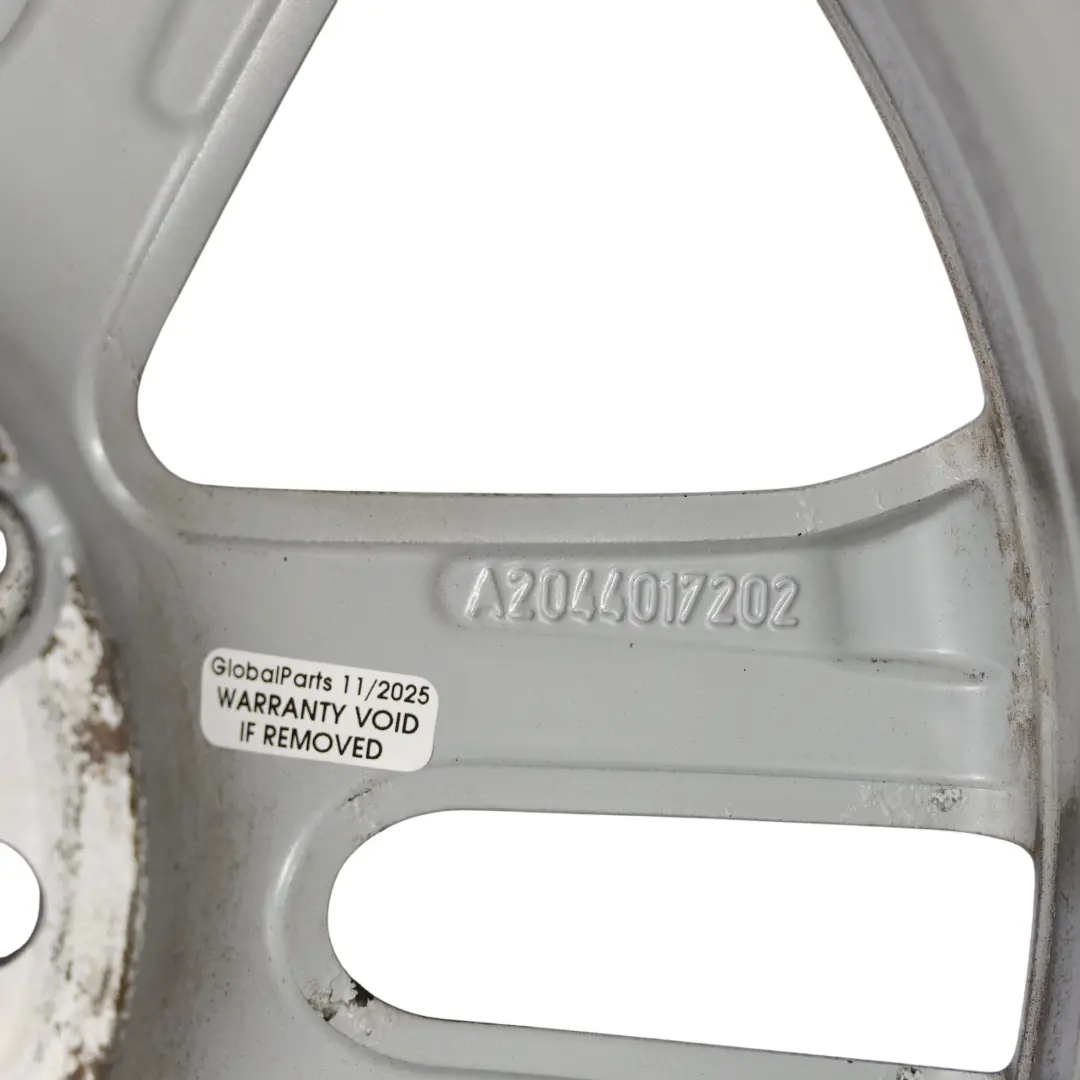 Alloy Wheel Rim 16" ET:43 7J 5 Double Spoke to Mercedes W204 with Part number A2044017202 Mercedes W204 Alloy Wheel Rim 16" ET:43 7J 5 Double Spoke - SKU A2044017202-4 - Part number A2044017202