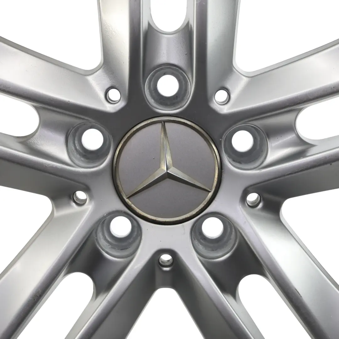 Mercedes W204 Alloy Wheel Rim 16" ET:43 7J 5 Double Spoke - SKU A2044017202-4 - Part number A2044017202