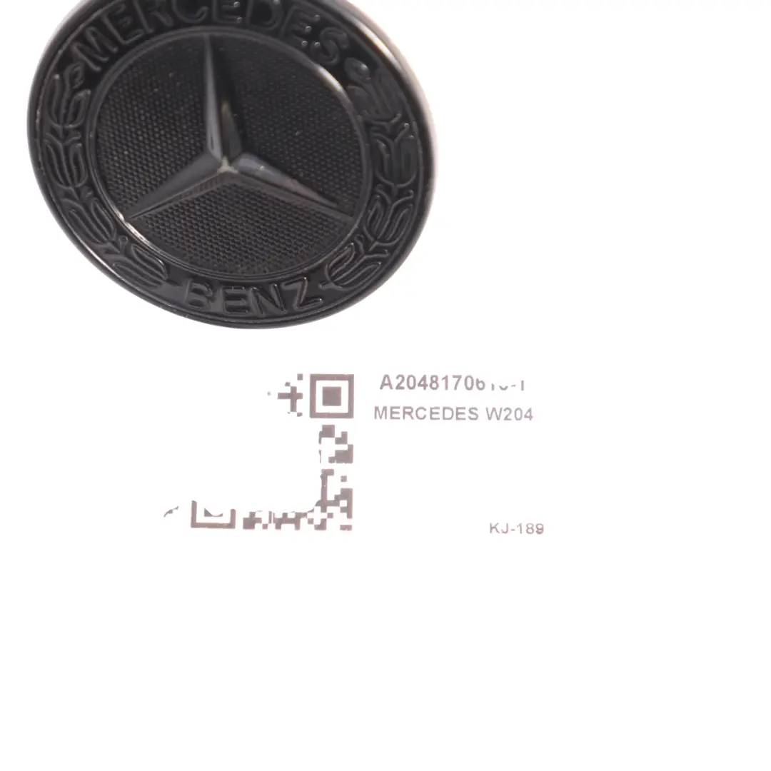 Front Badge Bonnet Hood Logo Emblem Black to Mercedes W204 with Part number A2048170616 Mercedes W204 Front Badge Bonnet Hood Logo Emblem Black - SKU A2048170616-1 - Part number A2048170616
