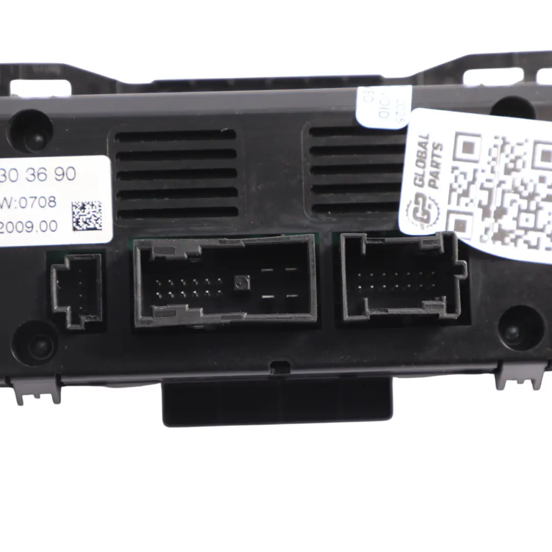 Dashboard Center Heater Climate Control Switch Panel to Mercedes W204 with Part number A2048303690 Mercedes W204 Dashboard Center Heater Climate Control Switch Panel - SKU A2048303690 - Part number A2048303690