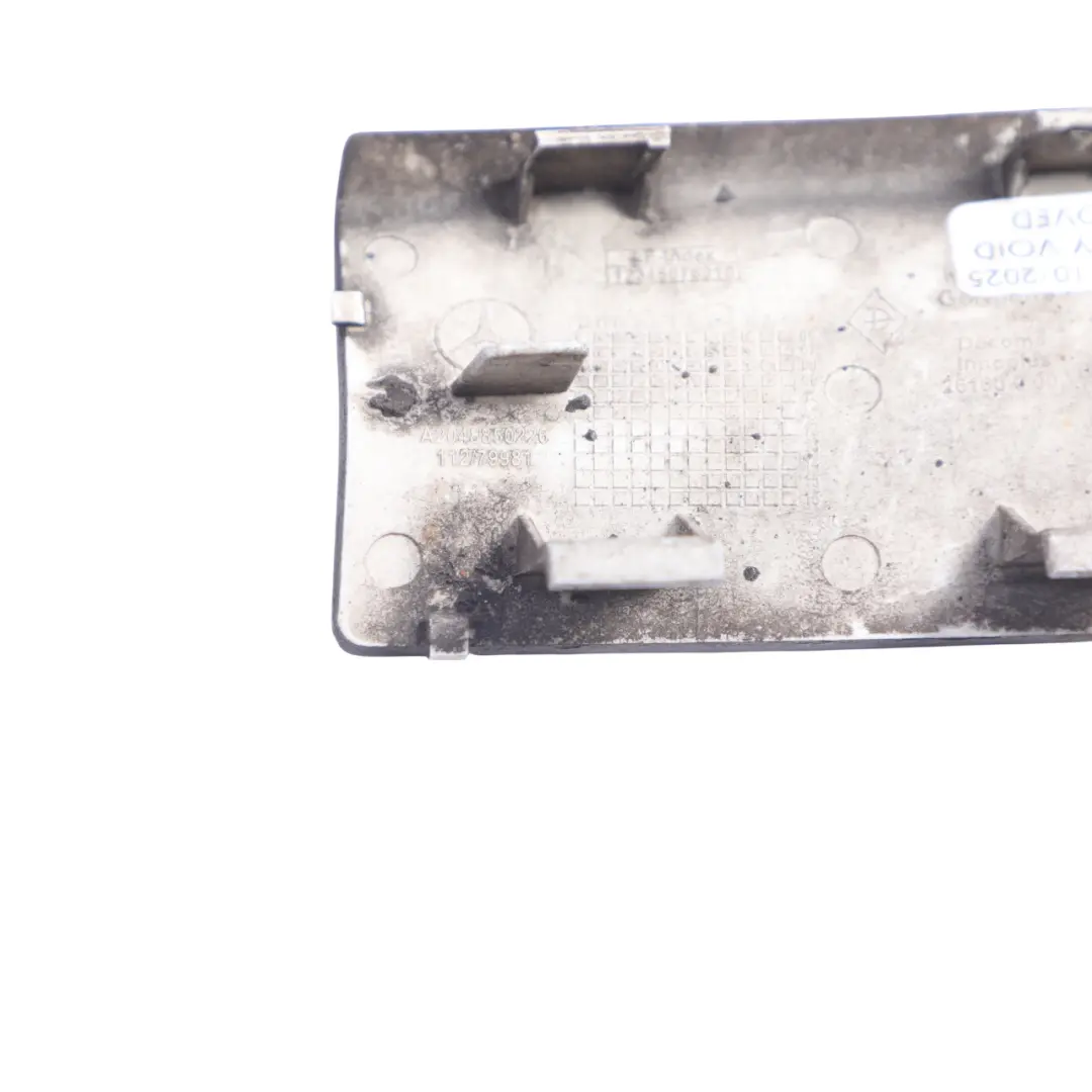 Mercedes W204 Rear Bumper Towing Hook Cover Cap Obsidian Black - 197 - SKU A2048850226-OB - Part number A2048850226
