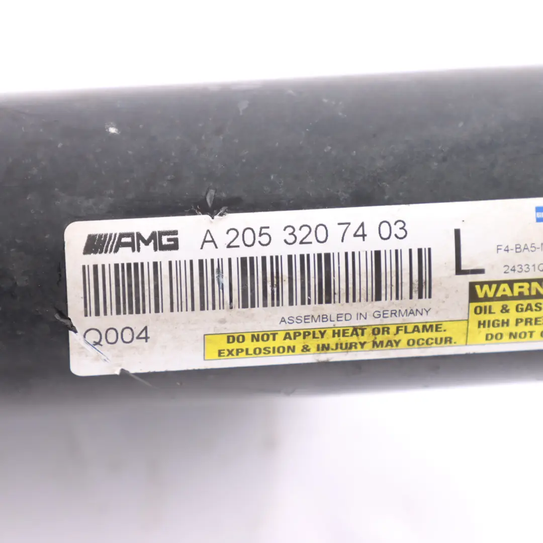 Strut AMG 4Matic Rear Left N/S Shock Absorber to Mercedes W205 Spring with Part number A2053207403 Mercedes W205 Spring Strut AMG 4Matic Rear Left N/S Shock Absorber - SKU A2053207403 - Part number A2053207403