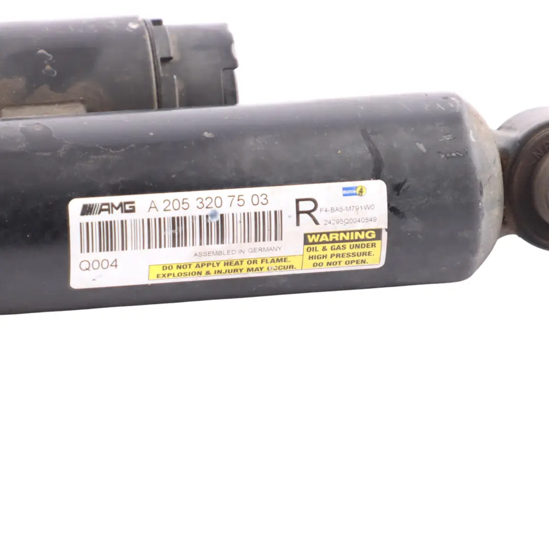 Strut AMG 4Matic Rear Right O/S Shock Absorber to Mercedes W205 Spring with Part number A2053207503 Mercedes W205 Spring Strut AMG 4Matic Rear Right O/S Shock Absorber - SKU A2053207503 - Part number A2053207503