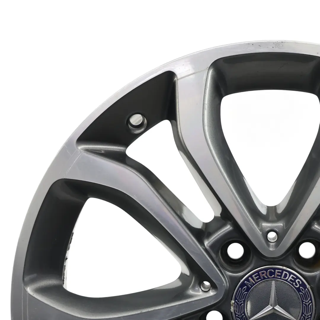 Llanta Mercedes W205 Llanta aleación 5 radios dobles 17" 7J ET:48,5 para con número de pieza A2054010200 Llanta Mercedes W205 Llanta aleación 5 radios dobles 17" 7J ET:48,5 - SKU A2054010200-1 - Número de pieza A2054010200