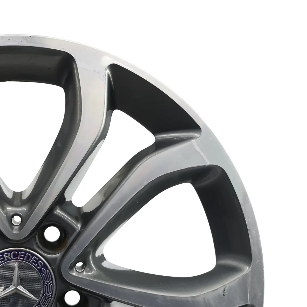 Llanta Mercedes W205 Llanta aleación 5 radios dobles 17" 7J ET:48,5 para con número de pieza A2054010200 Llanta Mercedes W205 Llanta aleación 5 radios dobles 17" 7J ET:48,5 - SKU A2054010200-1 - Número de pieza A2054010200