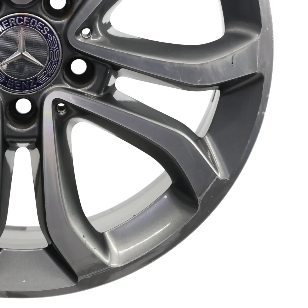  Jante Mercedes W205 Jante alliage 5 doubles branches 17" 7J ET:48,5 - SKU A2054010200-1 - Numéro de pièce A2054010200