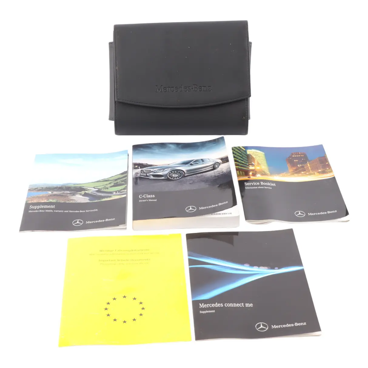Mercedes W205 Service Booklet Owner's Handbook Instruction Manual Wallet Set