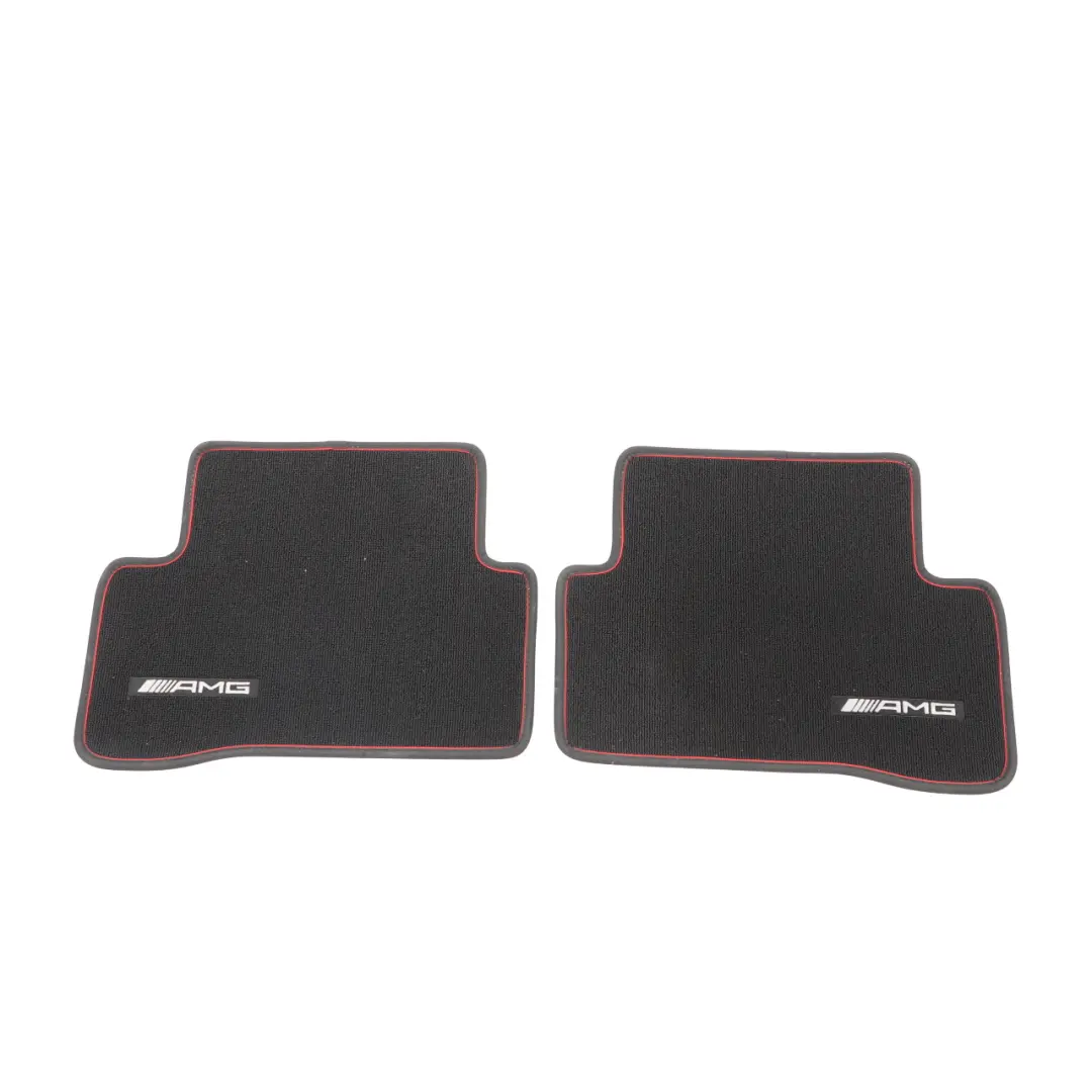 Floor Mats Set Interior Front Rear Covers Black to Mercedes W205 AMG with Part number A2056802501 Mercedes W205 AMG Floor Mats Set Interior Front Rear Covers Black - SKU RHD-A2056802501-1 - Part number A2056802501