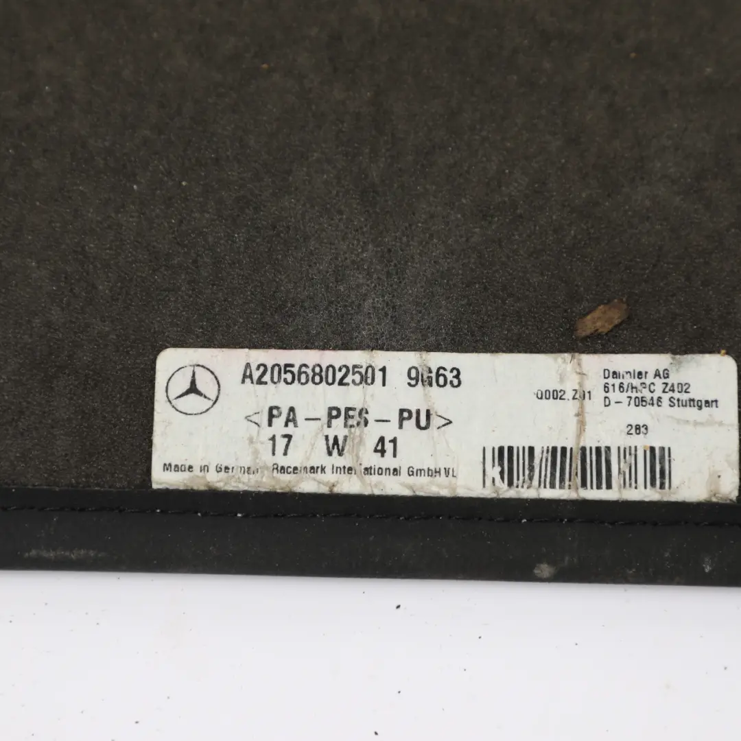 Mercedes W205 AMG Floor Mats Set Interior Front Rear Covers Black - SKU RHD-A2056802501-1 - Part number A2056802501