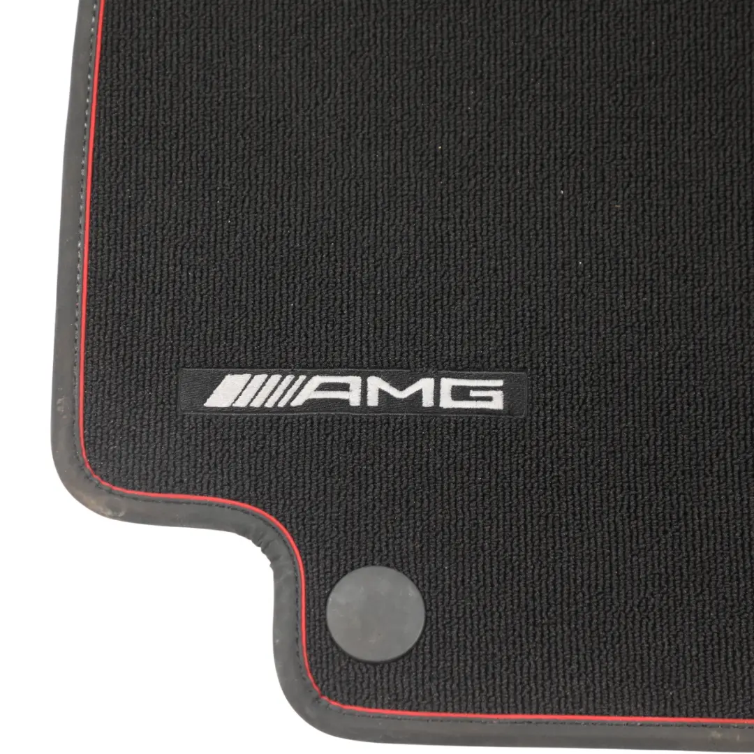 Mercedes W205 AMG Floor Mats Set Interior Front Rear Covers Black - SKU RHD-A2056802501-1 - Part number A2056802501