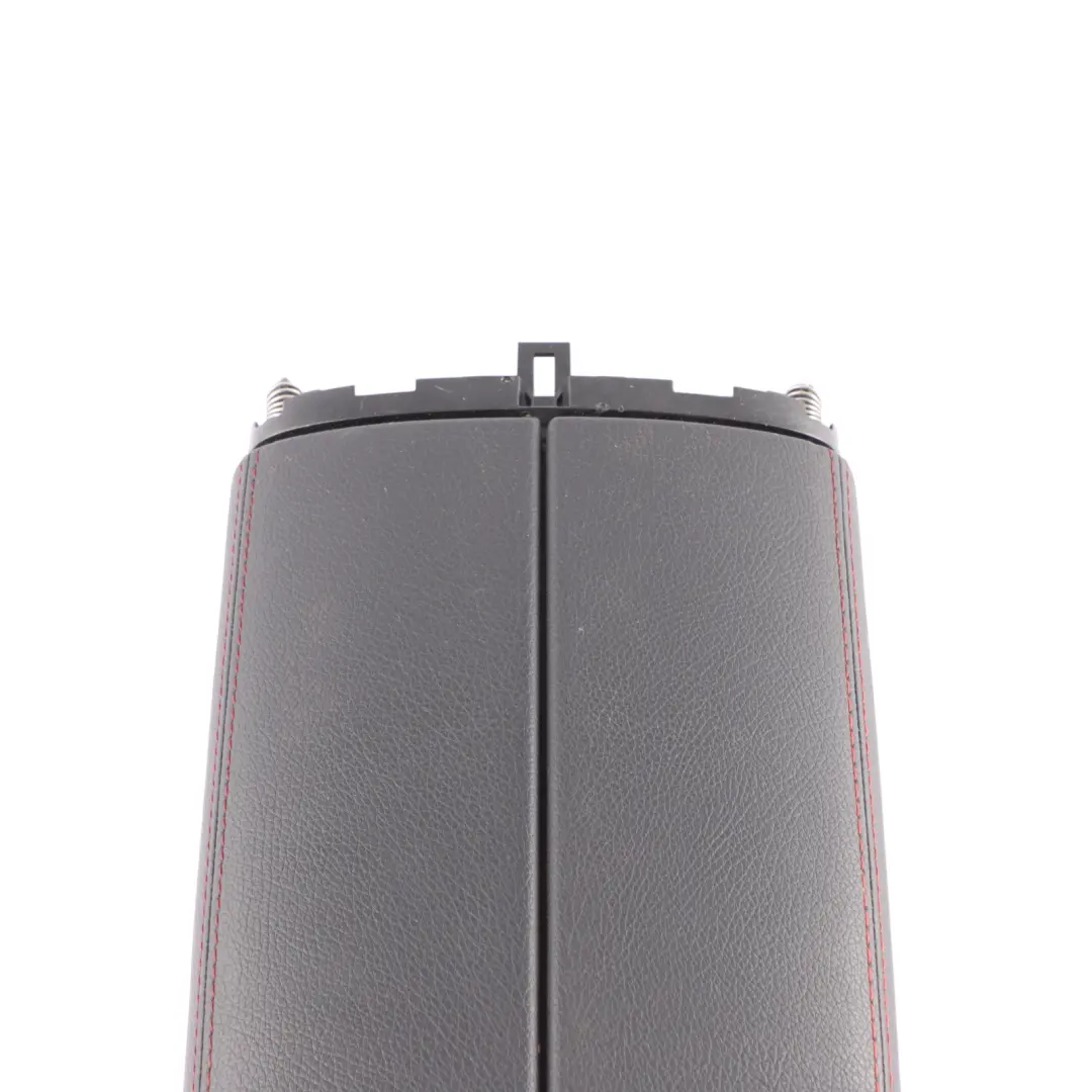 Mercedes W205 Centre Console Armrest Black Leather Red Stitching - SKU A2056805106 - Part number A2056805106