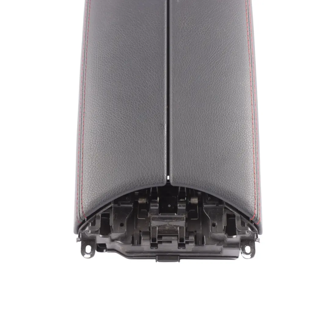 Mercedes W205 Centre Console Armrest Black Leather Red Stitching - SKU A2056805106 - Part number A2056805106