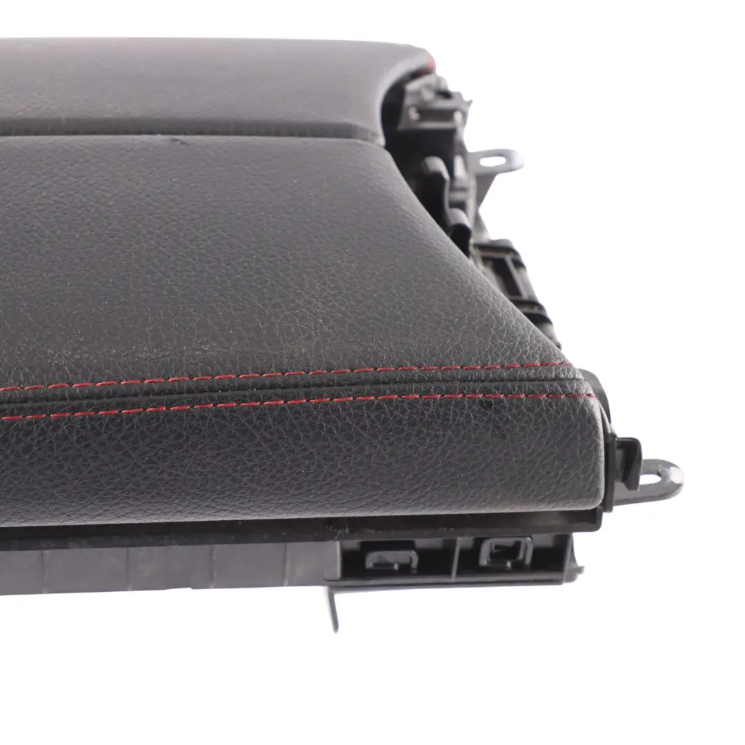 Centre Console Armrest Black Leather Red Stitching to Mercedes W205 with Part number A2056805106 Mercedes W205 Centre Console Armrest Black Leather Red Stitching - SKU A2056805106 - Part number A2056805106