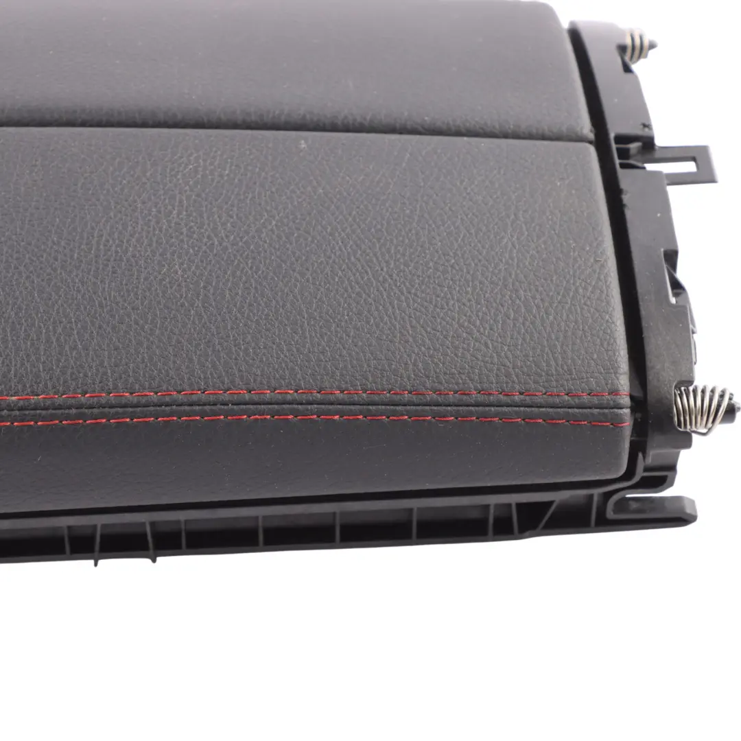 Mercedes W205 Centre Console Armrest Black Leather Red Stitching - SKU A2056805106 - Part number A2056805106