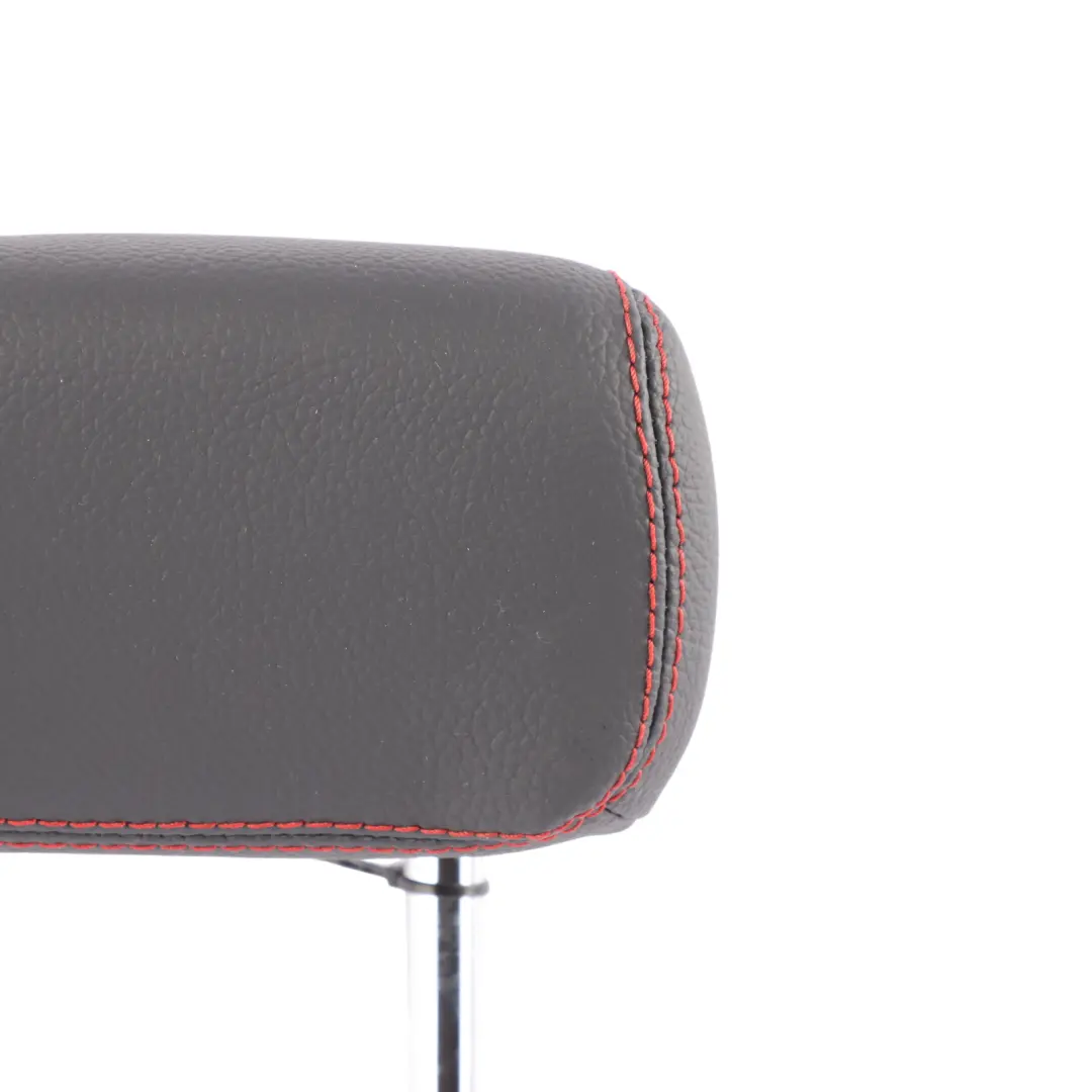 Mercedes W205 Poggiatesta Sedile Posteriore Pelle Nera Cuciture Rosse - SKU A2059703000 - Numero di parte A2059703000
