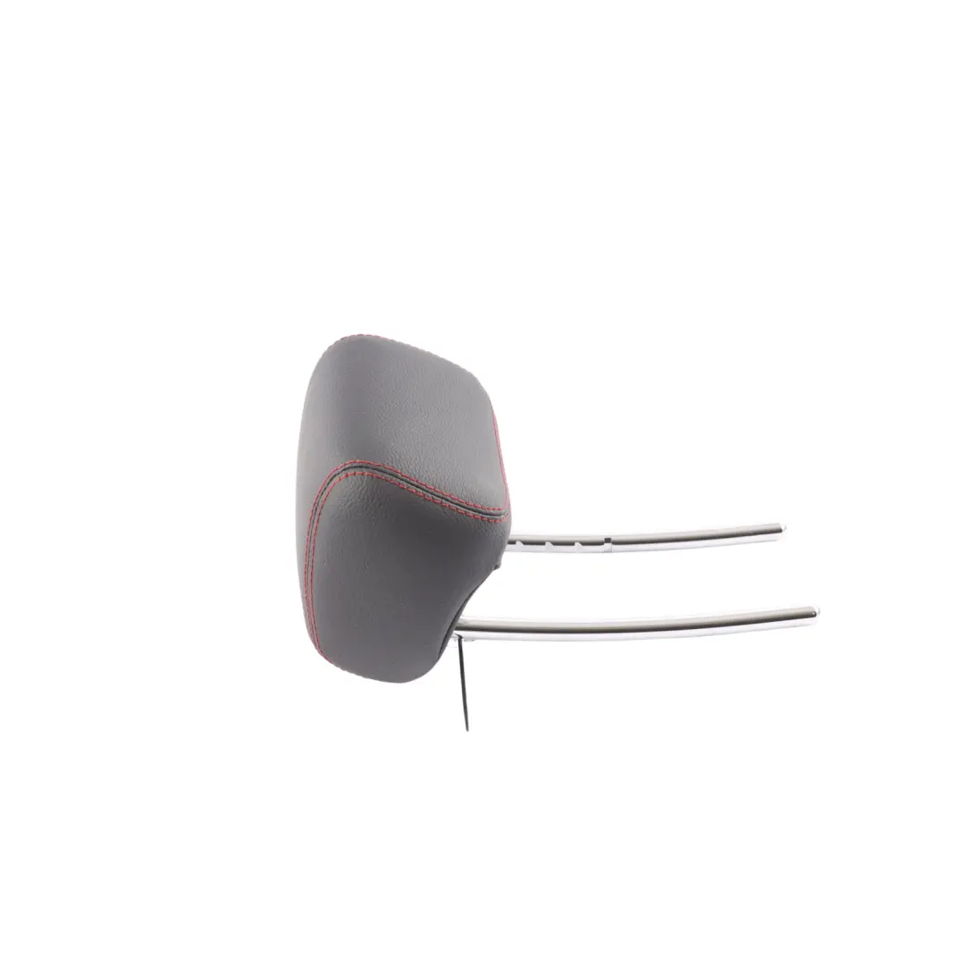 Mercedes W205 Appui-Tête Siège Arrière Centre Milieu Cuir Noir Couture Rouge - SKU A2059703400 - Numéro de pièce A2059703400