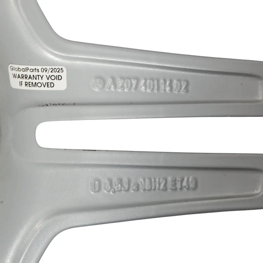 W207 A207 Alloy Wheel Rim 18" 8.5J ET:49 6-Double Spoke to Mercedes with Part number A2074011402 Mercedes W207 A207 Alloy Wheel Rim 18" 8.5J ET:49 6-Double Spoke - SKU A2074011402-3 - Part number A2074011402