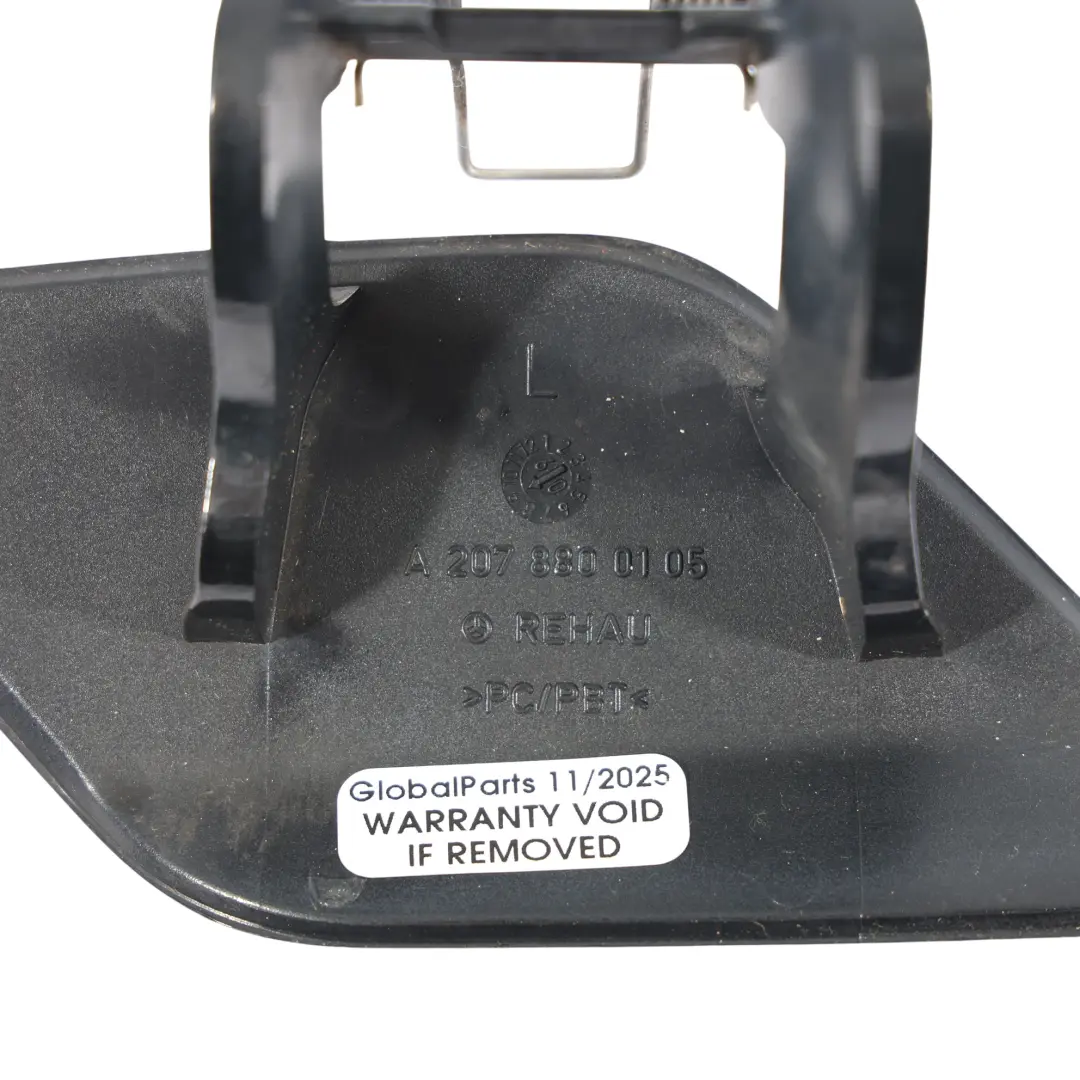 Mercedes W207 Cache Lave Phare Gauche Noir Obsidien 197 - SKU A2078800105-OB - Numéro de pièce A2078800105