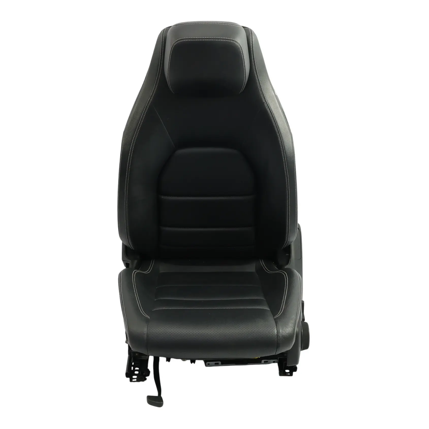 Mercedes W207 A207 Asiento Delantero Izquierdo Eléctrico Coupé Símil Piel Negra