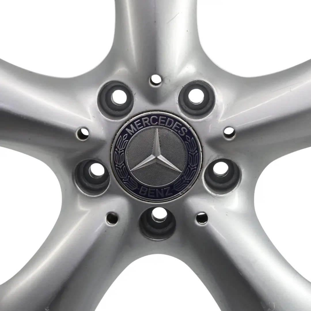 Mercedes W203 W209 Silberne Leichtmetall felge vorne 17" ET:36 7,5J - SKU A2094010502-2 - Teilenummer A2094010502