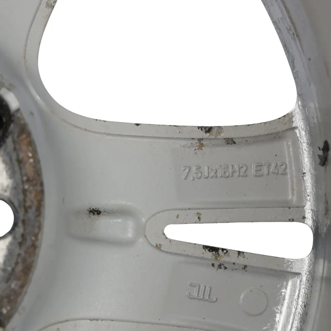 Mercedes W211 Felga Aluminiowa Srebrna 16" ET:42 7,5J - SKU A2114017102-1 - Numer Części A2114017102