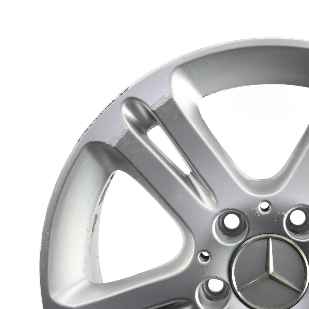 Argento Cerchio in Lega 16" 5 Doppie Razze ET:42 7,5J per Mercedes W211 con numero di parte A2114017102 Mercedes W211 Argento Cerchio in Lega 16" 5 Doppie Razze ET:42 7,5J - SKU A2114017102-1 - Numero di parte A2114017102