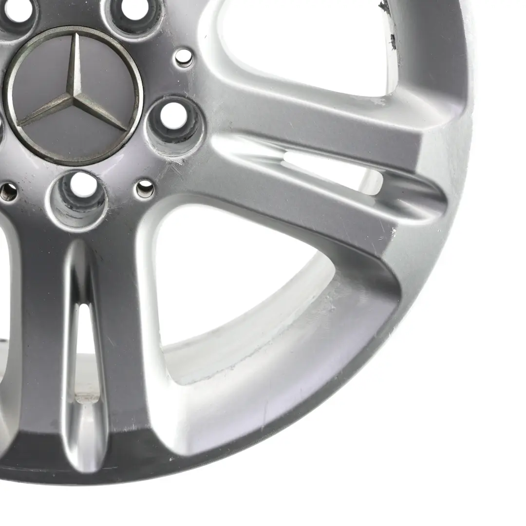 Silber Felge 16" 5 Doppel Speiche ET:42 7,5J für Mercedes W211 mit Teilenummer A2114017102 Mercedes W211 Silber Felge 16" 5 Doppel Speiche ET:42 7,5J - SKU A2114017102-1 - Teilenummer A2114017102