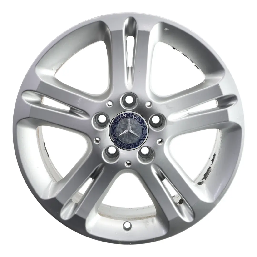Mercedes W211 Argento Cerchio in lega 16" 5 doppie razze ET:42 7,5J - SKU A2114017102-2 - Numero di parte A2114017102